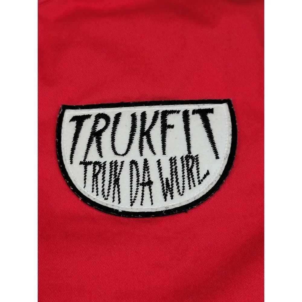 Trukfit Varsity Jacket Mens‎ XL. Vintage Truk Da World RARE!